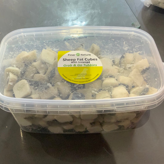 Sheep fat cubes