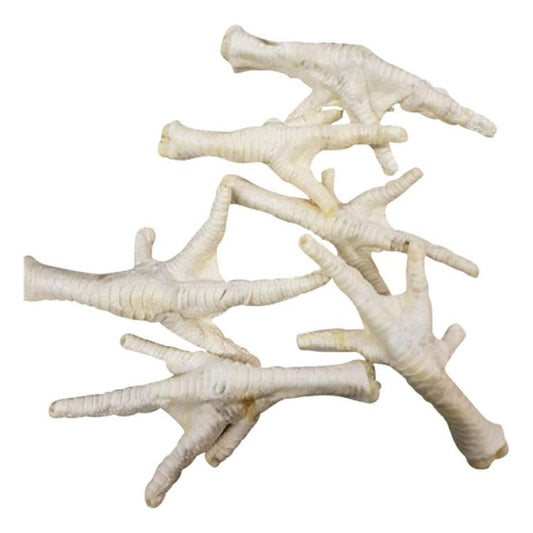 Puffed chick feet